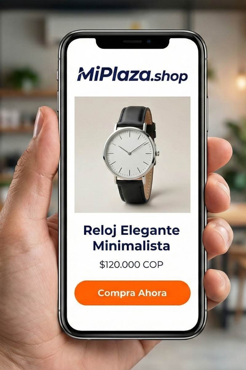 Mockup de Vitrina MiPlaza